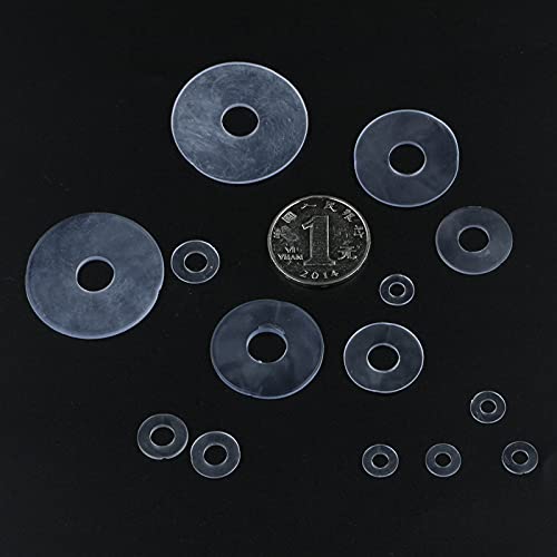 100PCS Rondelle in nylon M4 M6 M8 M10 M12