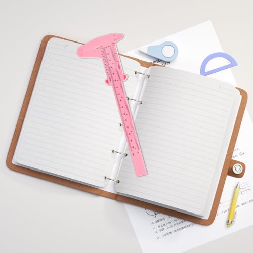 Calibrador deslizante plástico manual 4 piezas liviano miniatura 7