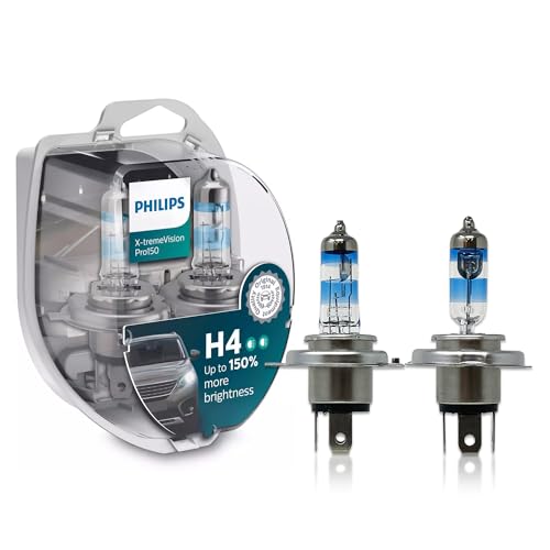 L�mpadas de halog�neo H4 X-TremeVision PRO150 de substitui��o para Philips 12342XVPS2 12V 60/55W | Pacote com 2