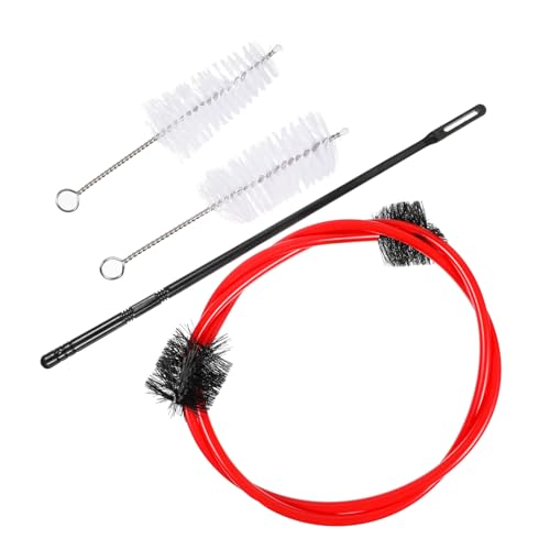 NOLITOY 2sets Cleaning Kit for Cornet Trumpet Accessories Set Brush Tool Easy to Use and Clean 4pcs*2