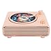 Dpofirs Piccolo Altoparlante Altoparlante a Forma di Giradischi Vintage Design Compatto e Versatile per Soggiorno (ROSEO) immagine