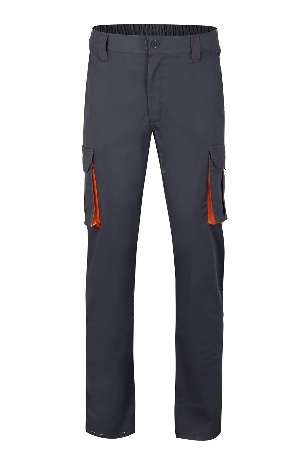 VELILLA 103024S; pantalón Stretch bicolor multibolsillos
