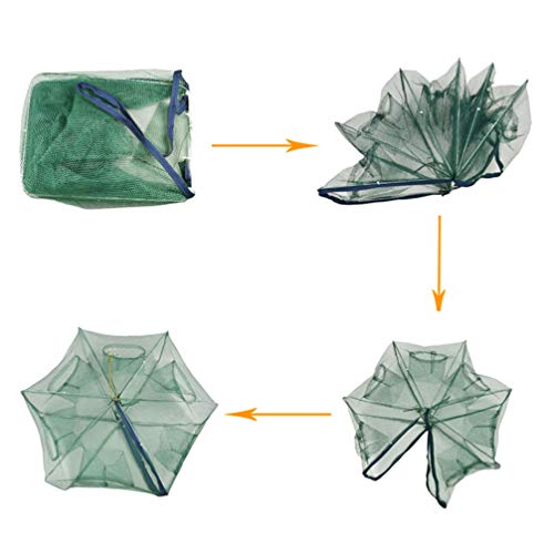 Rede de pesca dobrável portátil Besportble, iscas de caranguejo de peixe, camarão, iscas de carangue