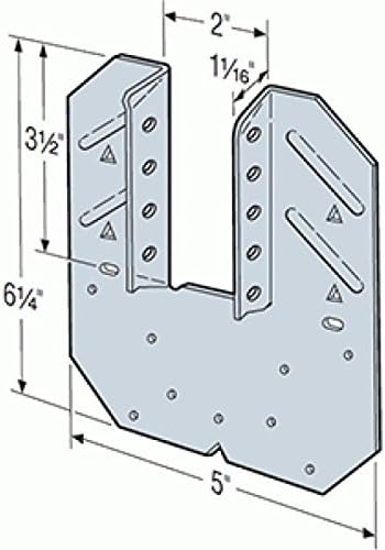 Simpson Strong-Tie H10AR H10AR 18-Gauge Galvanized Hurricane Tie (Pack of 50)