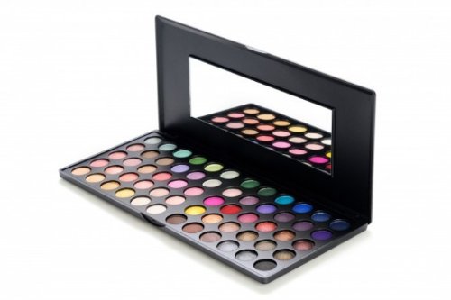BH Cosmetics 60 Color Eye Shadow Palette, Day and Night, 1.37oz.