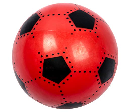 4er Set Kinder Fußbälle – Ø 23 cm – Leichte PVC Spielbälle in bunten Farben – Weich & aufblasbar – Für Garten, Pool, Scwimmbad, Schule & Freizeit – Spielball-Set für Kinder ab 3 Jahren