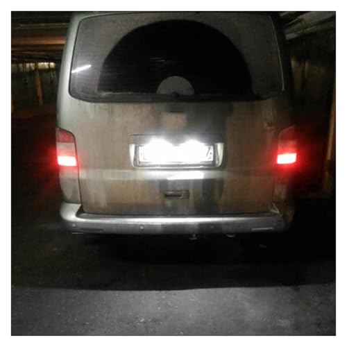 Luz de placa matrícula LED blanca para VW Transporter T4 Caravelle y Multivan 1990-2003 5