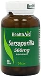 sarsaparilla wirkung Health Aid Sarsaparilla 560mg - Standardised liefert je Tablette 140mg Stechwinden Wurzel Extrakt und Pulver (Smilax spp., 4:1 Extrakt, als Äquivalent zu 560 mg reinem Pulver