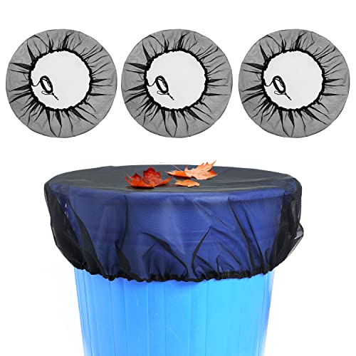 3Pcs Mesh Cover For Rain Barrels 37.4In Rain Barrel Net Cover,Rain Water Collection Barrel Keep Mosquitos And Debris Out Of Your Rain Barrel Water Buckets Cover Rain Barrel Accessories #TOP27