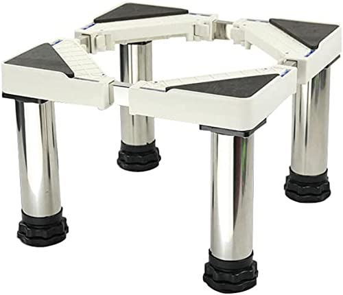 GKJHTED Base de Soporte para Lavadora Pedestales y Marcos para Lavadora con 4 Patas de Acero Inoxidable Bandejas para Piso Que previenen rayones y a
