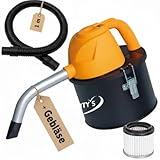 Ose FACILITYS Aspiradora de Cenizas 600W - Cuba de Acero 4L con Filtro HEPA Lavable y Función Soplador - Especial para Estufa de Pellets, Chimenea, Inserto y Barbacoa