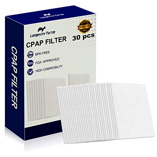 30 Pack CPAP Filters for ResMed Air 10, Airsense 10, Aircurve 10, S9 Series, Airstart and mor CPAP Machines, Premium Disposable Universal Filters Resmed CPAP Supplies