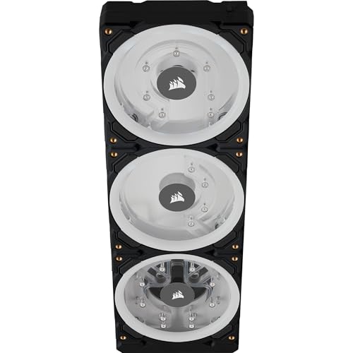 Corsair Hydro X Series XD7 RGB Combinaison Pompe/Réservoir (Système de Plaque de Distribution de 360 mm, Pompe D5 PWM, Réservoir de 140 ml, 36 LED RGB paramétrables Individuellement) Noir
