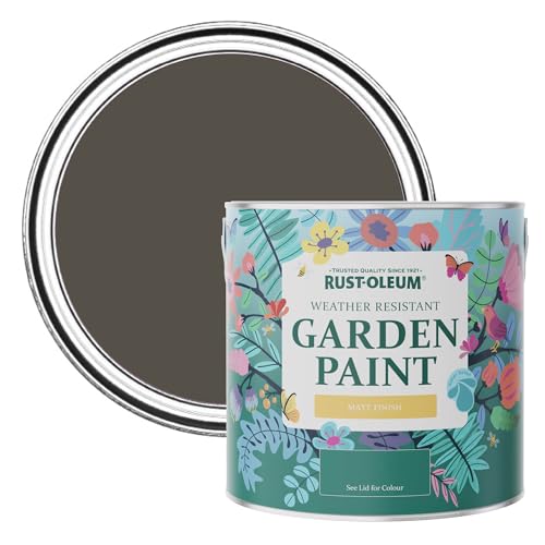 Rust-Oleum Brown Mould-Resistant Garden Paint in Matt Finish - Fallow 2.5L