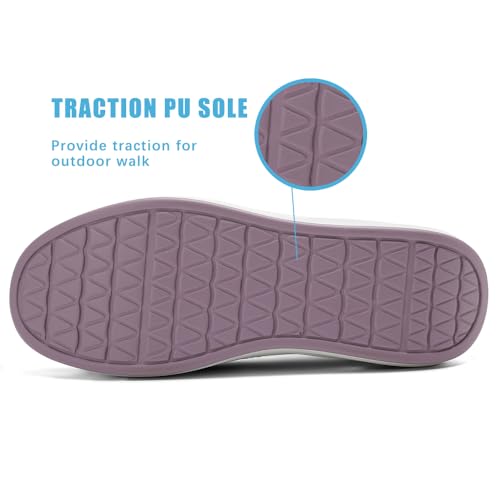 Image of RUIDENG Loafers for Women Comfortable | Women's Walking Shoes Everyday Working | 2 Inch Rocker Bottom