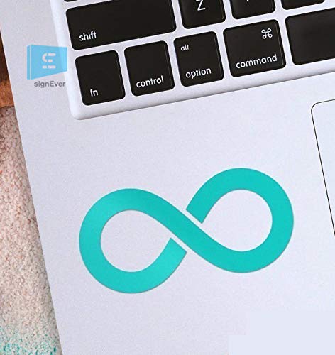 SIGN EVER Infinity Symbol Laptop Trackpad Skins & Stickers 15.6 13.3 14 Inches and All Models Laptop Stickers L x H 8.00 cm x 6.50 cm Pack of 2 (B083RWS4BF) Amazon Price History, Amazon Price Tracker