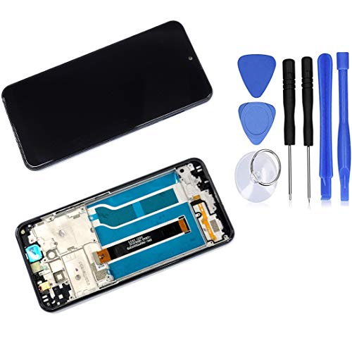 Eaglewireless Replacement Full LCD and Digitizer Display Screen Assembly Replacement for LG K51 K500 K500UM (LG K51 LCD-With Frame)