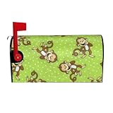 Green Clever Monkey - Cassetta delle lettere magnetica, adatta a diverse dimensioni