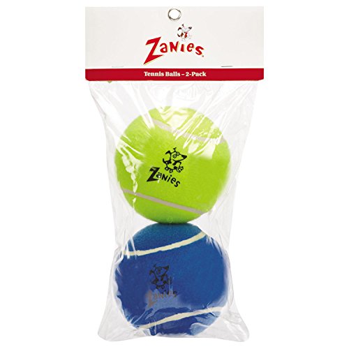 Zanies ZW34453 5″ Tennis Ball for Dogs, 2-Packs