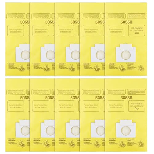 10 Pack 50403 Vacuum Bags Compatible with Kenmore Canister Type C/Q 5055, 50555, 50557, 50558 and Type C-5, C-18, 53292, 200 Series, 400 Series, 600 Series, 700 Series, 800 Series Vacuum Dust bag