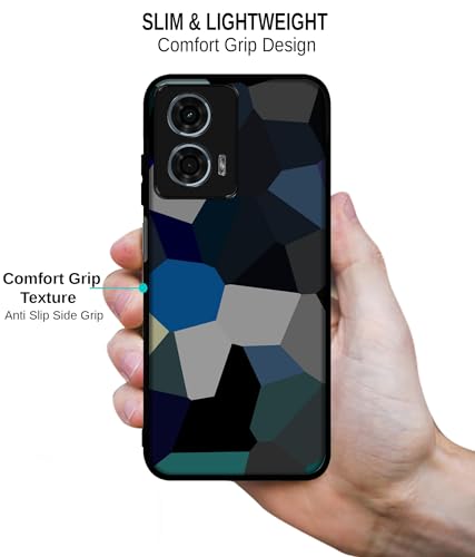 Image of Mathematical Shape Design Premium 2D Printed Metal Back Case Cover for Motorola Moto G34 5G / G45 5G