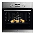 Electrolux EOF4P04X Forno Multifunzione SurroundCook pirolitico, 2960 W, Classe Energetica A+, Inox