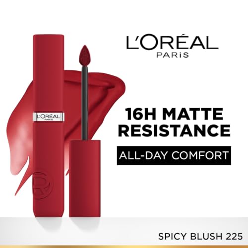 Image of L'Oreal Paris Infallible Matte Resistance Liquid Lipstick, 225 Spicy Blush