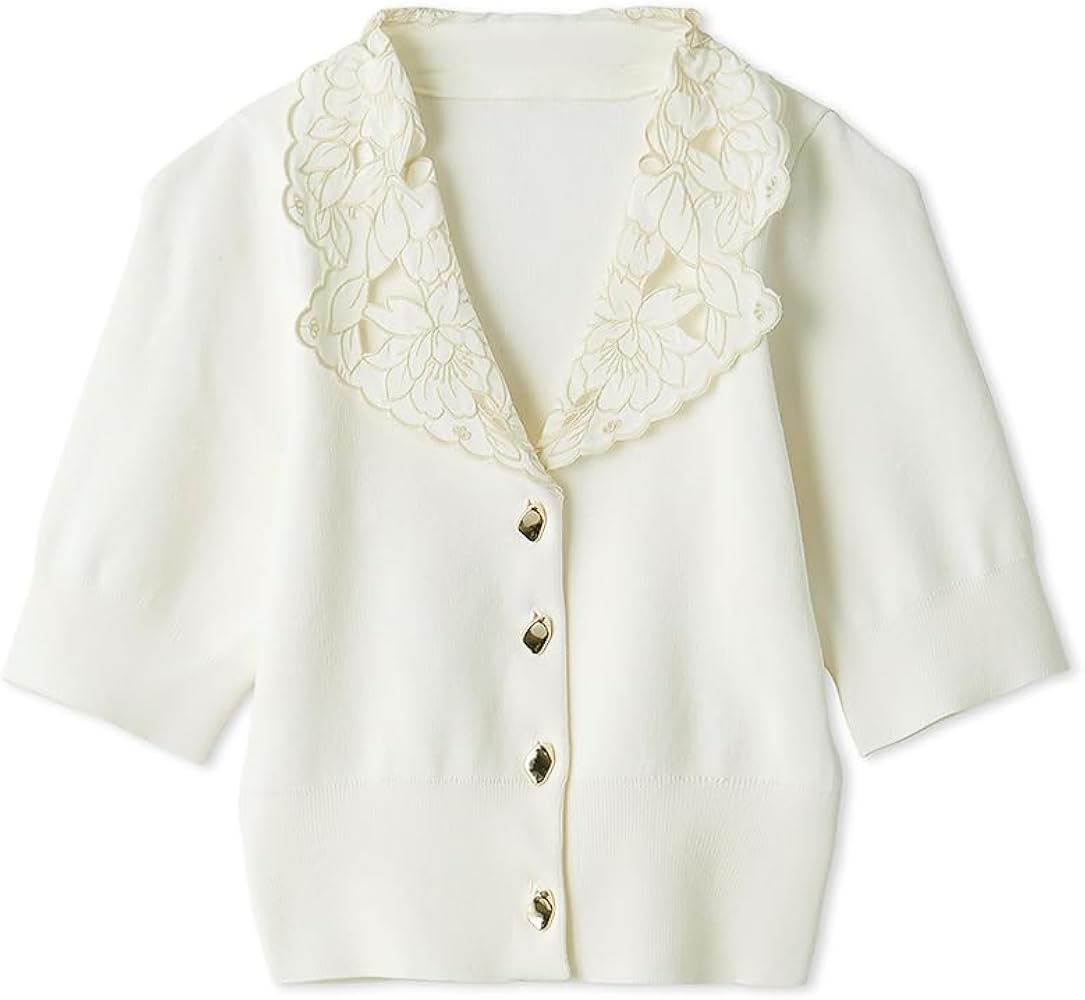 Amazon | Sustainaエンブロイダリープルオーバー SWNT252118IVRF