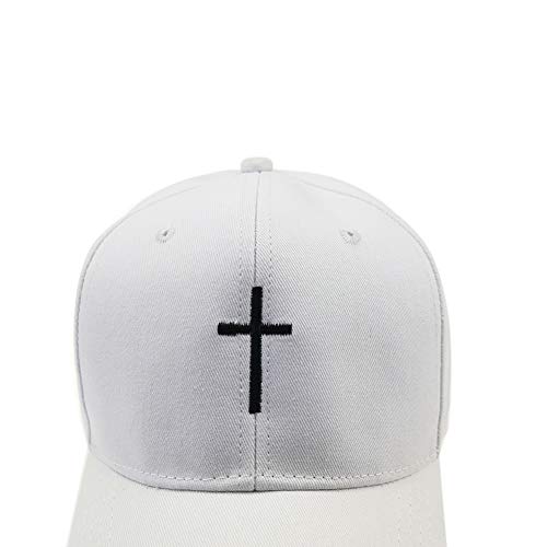 Image of Chensheng Cross Embroidery Baseball Cap,Adjustable Structured Dad Hat for Men Women Sun Hat