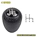 AJHLJ® 4 Speed Manual Car Gear Shift Konb Gaiter Shifter Knob for Nissan Datsun 1200 B110 510 1600 (4 Speed)