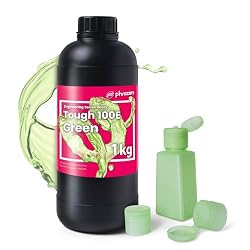 phrozen Tough 100E Engineering Series Resin for 3D Printer, 405nm UV-Curing Resin High Precision Toughness Flexible Elasticity Impact Resistant – Green (1KG)