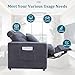 Oversized Modular Sectional Sofa with 2 Power Reclining, Electric Recliner Couch with Storage Console and Adjustable Headrest, Plush Corduroy Fluffy 5 Seat Corner Sofa for Living Room-Blue Grey