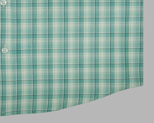 Image of GHPC Cotton Checkered Half Sleeves Regular Fit Formal Shirt for Men