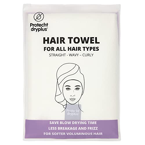 PROTECHT DRYPLUS Microfibre Hair Towel -White - Image 2