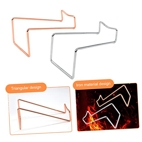 SECFOU Suporte Para Garrafa De Vinho De Ferro 4 Unidades Único Suporte Para Garrafa De Uísque Suport