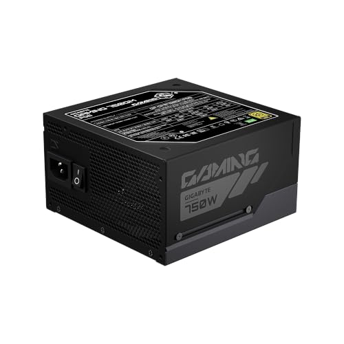 Image of GIGABYTE Gaming 750GM PG5 ATX 3.1 & PCIe 5.1 Ready Fully Modular 750W Power Supply - 80 Plus Gold & Cybenetics Platinum Certified, Dual Color 12V-2x6 Cable, T-Guard, 10 Year Warranty - Black