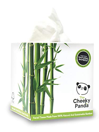 De brutale panda 100% bamboe gezichtstissue Cube, 56 stuks stof