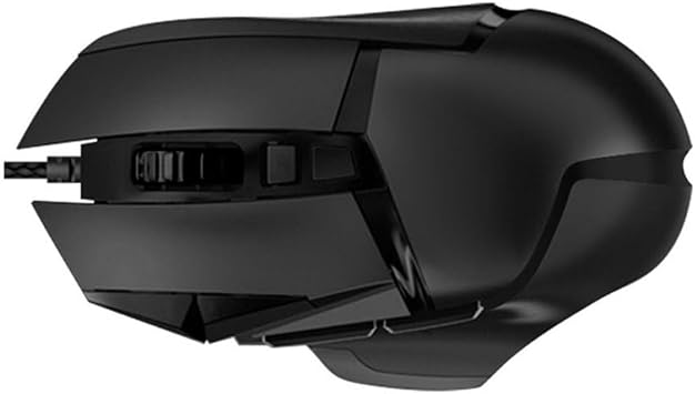 Gaming Mouse 5600DPI Sweatproof USB Wired Mouse with LED Computer Accessories Black Gaming Mouse