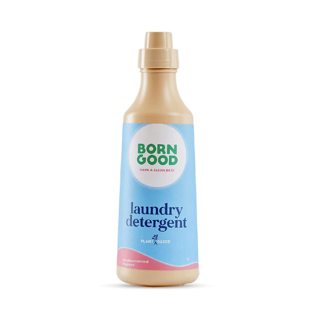 Born Good Plant Based Brazilian Rosewood Fragrance Laundry Detergent, Biodegradable, Non-Toxic And Eco-Friendly - 1 Ltr (Pack of 1) (B0BG51HW4R) Amazon Price History, Amazon Price Tracker