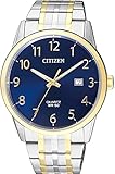 Edelstahlgehäuse CITIZEN Quarz Herren Armbanduhr BI5004-51L