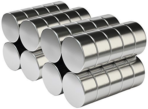 40-Pack 8 x 3 mm Round Magnets by Tenby Living