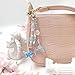 cioatu Y2K Aesthetic Keychains for Women Cute Flowers Star Cake Jellyfish Keychins Charms Kawaii Bag Purse Decor (Blue Dolphin)