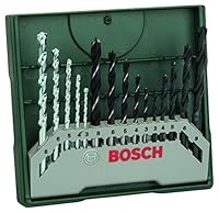 Set Bosch Da 15 Pz. Set Di Punte Mini-X-Line (per Legno, Muratura E Metallo, Accessori Trapano Avvitatore)