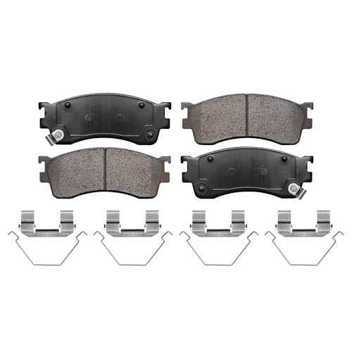 Image of Detroit Axle - Front Brake Pads for 2001-2003 Mazda Protege, 2002-2003 Protege5, Ceramic Brake Pads Replacement