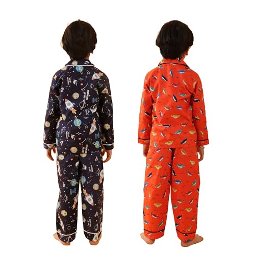 Image of Jam & Sugar Boys Cotton Printed Night Suit Set