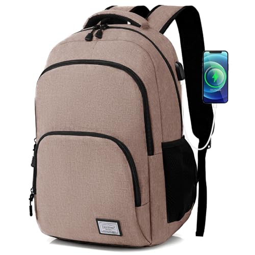 MoFut Rucksack Herren & Damen, Reiserucksack, Schultasche viele Fächer mit 15,6" Laptopfach, Wasserdichter Handgepäck Rucksäcke, Backpack für Studenten, Büroangestellte, Reisen Wandern