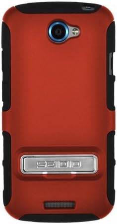 Seidio CSK3HTNESK-GR DILEX with Metal Kickstand Case for use with HTC One S - Garnet Red