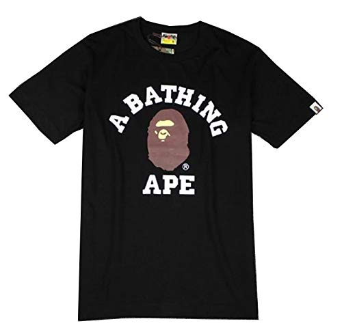 BAPE Element Summer 2019 Chaozhou Ape Monkey Basic Classic Letter Pattern Printed T-shirt with Round Collar and Short Sleeve for Men and Women S-XXL