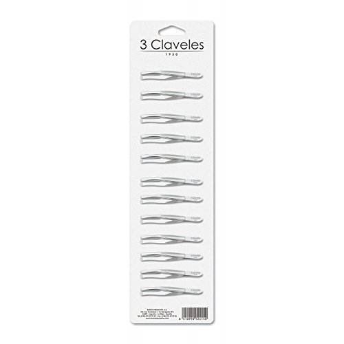 3 Claveles Pinza Ancha, 8 cm - 12 unidades