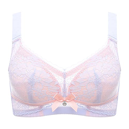 Soutien-gorge minimiseur sans armatures bleu fini les compressions